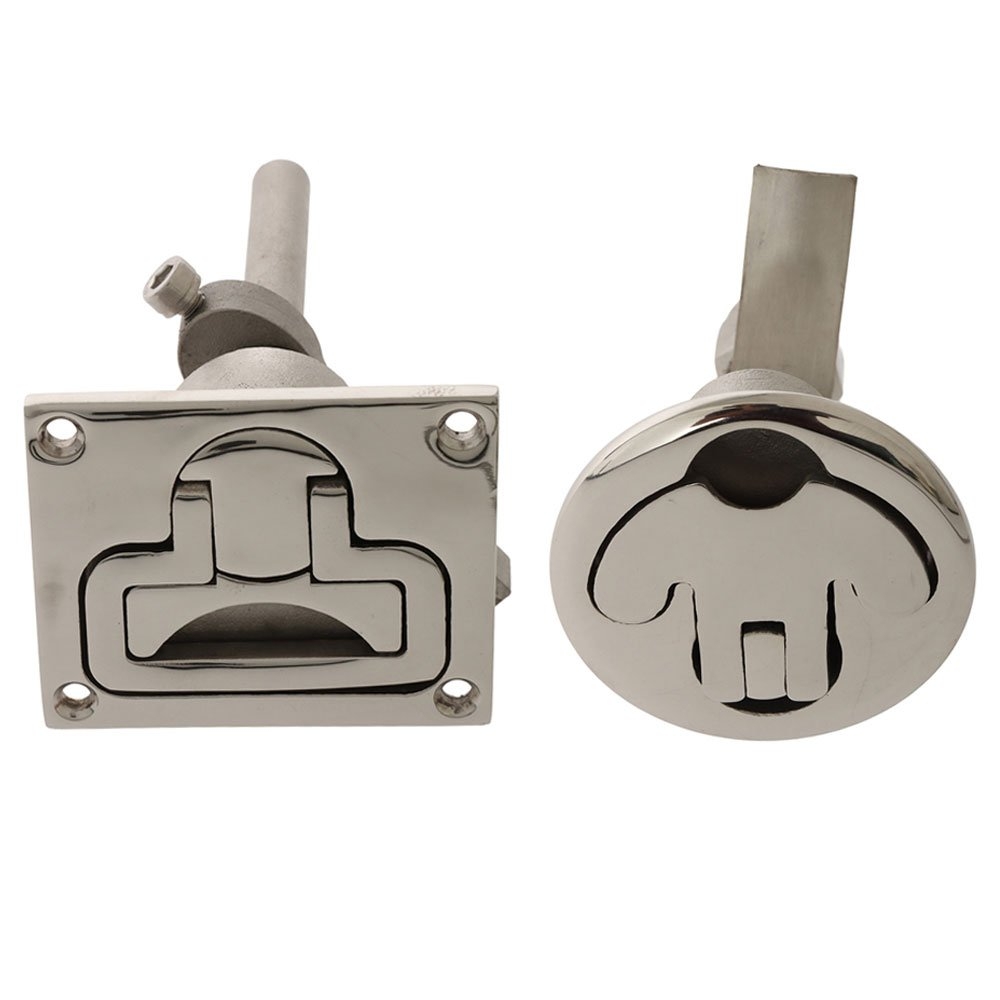 Stainless Steel Flush Turning Hatch Latch