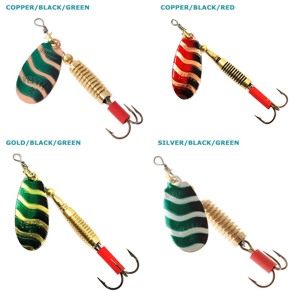 Rublex Veltic size 2 3.5g spinner leurres Cuillers COULEURS Rublex Veltic size 2 3.5g spinner leurres Cuillers COULEURS