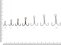 VMC O'Shaugnessy X Strong 9620 Bronze Treble Hooks Thumbnail VMC O'Shaugnessy X Strong 9620 Bronze Treble Hooks