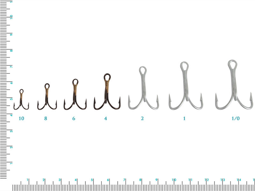 VMC O'Shaugnessy X Strong 9620 Bronze Treble Hooks VMC O'Shaugnessy X Strong 9620 Bronze Treble Hooks