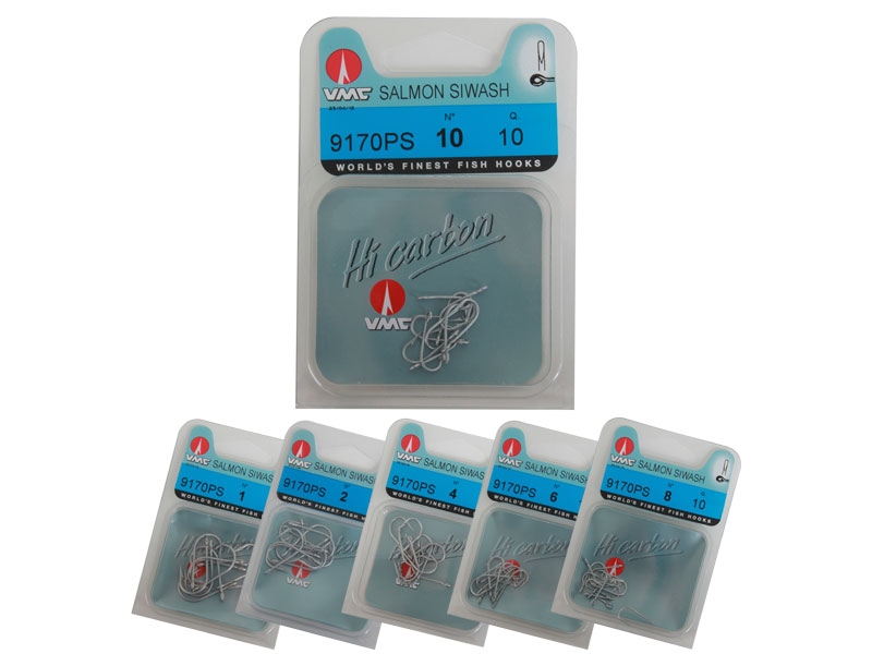 VMC 9170 Permasteel Salmon Siwash Hooks