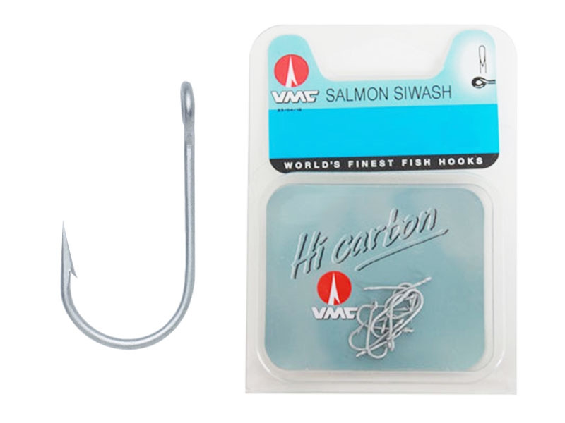 VMC 9170 Permasteel Salmon Siwash Hooks Size 6 Qty 10