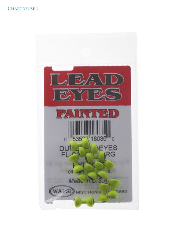 Wapsi Dumbbell Eyes Pack Fluoro Chartreuse Qty 10