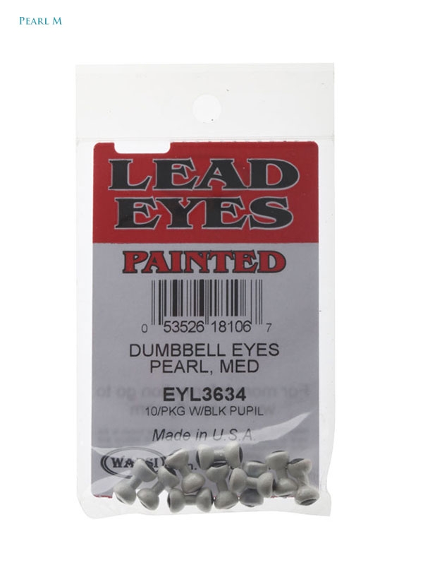 Wapsi Dumbbell Eyes Pack Pearl Qty 10