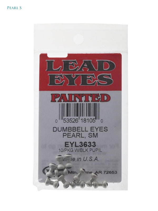 Wapsi Dumbbell Eyes Pack Pearl Qty 10