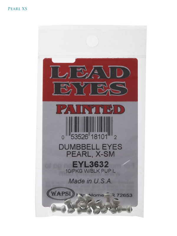 Wapsi Dumbbell Eyes Pack Pearl Qty 10