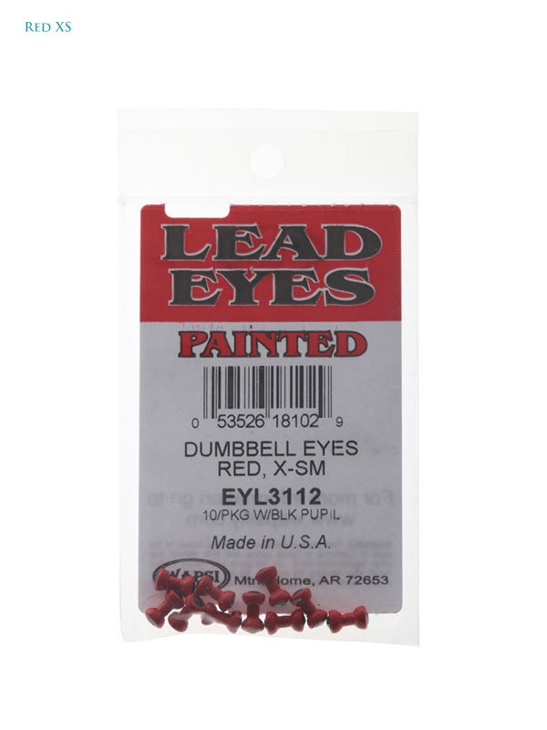 Wapsi Dumbbell Eyes Pack Red Qty 10