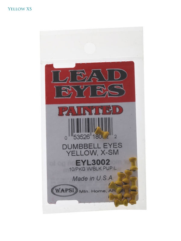 Wapsi Dumbbell Eyes Pack Yellow Qty 10