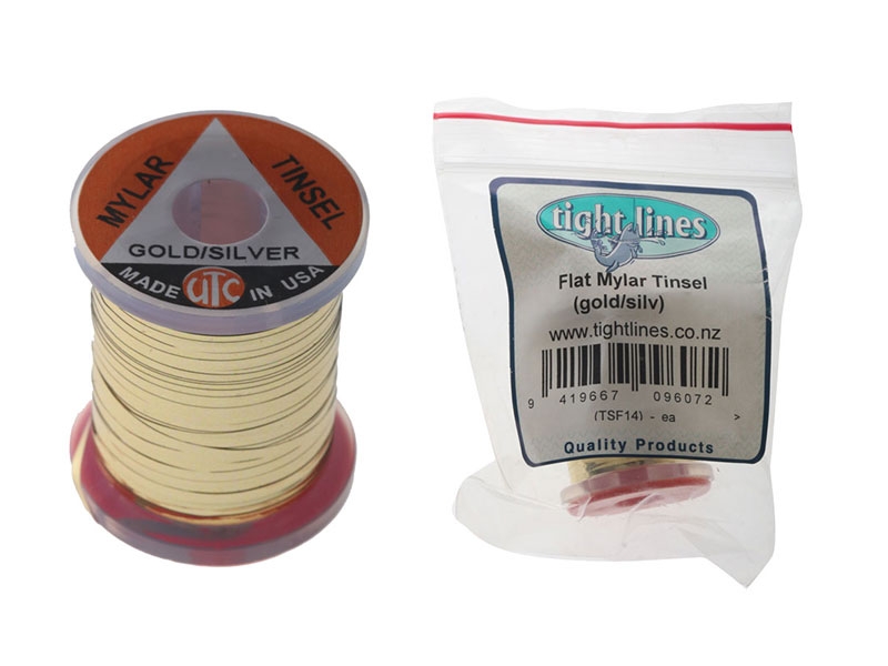 Wapsi UTC Flat Mylar Tinsel Gold/Silver