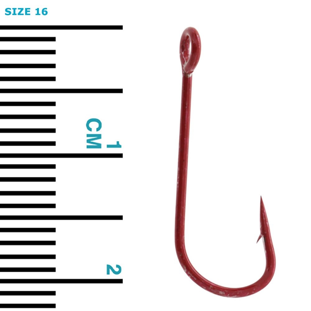 Wasabi Tackle High Carbon Red Bait Hooks