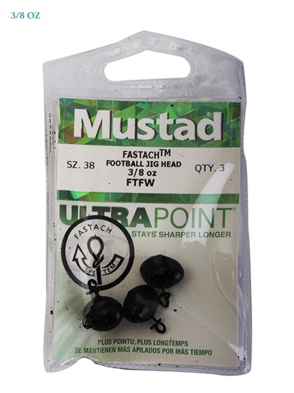 Mustad Fastach Football Jig Head Weights
