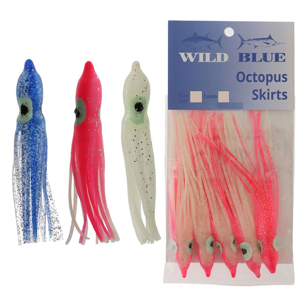 Wild Blue Tackle Octopus Skirt Qty 5