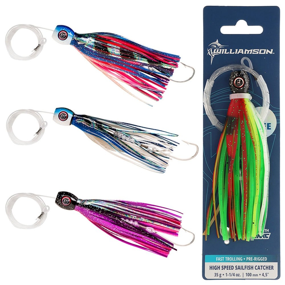 Williamson High Speed Sailfish Catcher Tuna Lure Rigged 4.5in