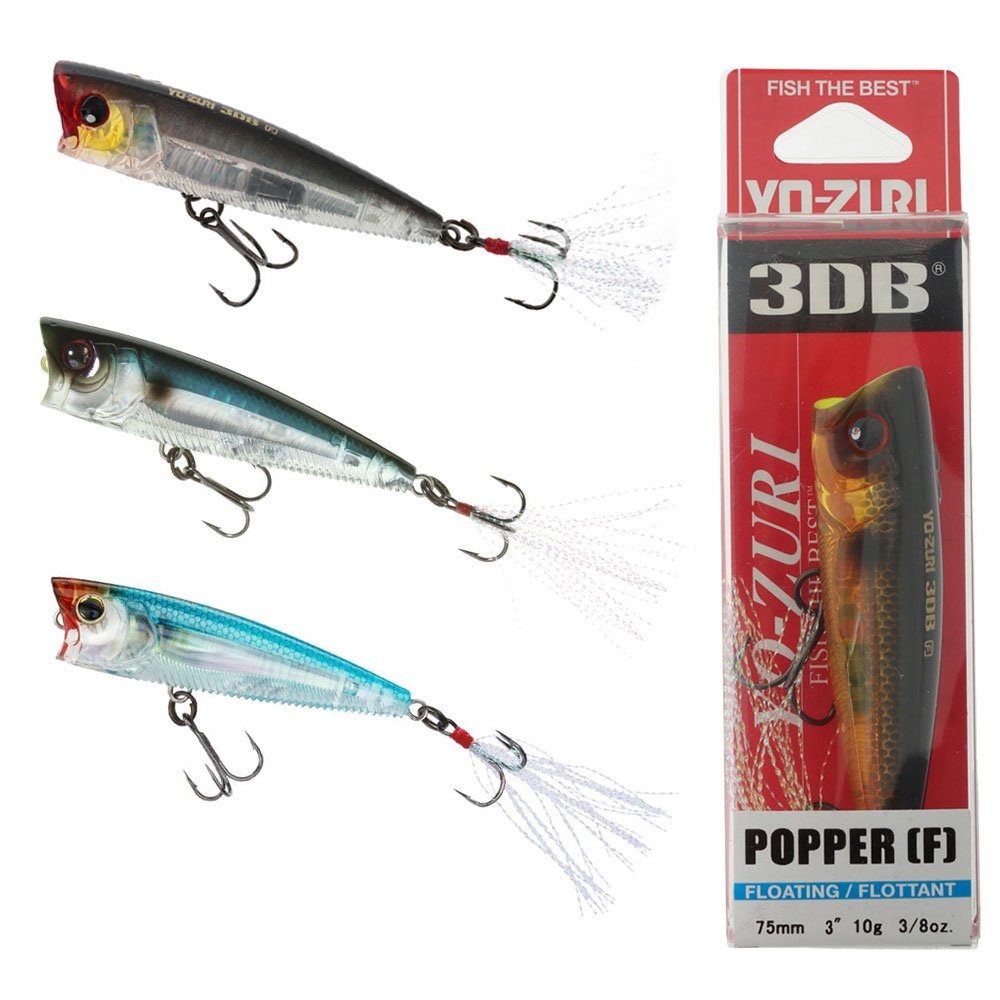 Yo-Zuri 3DB Popper Floating Lure 75mm 10g 