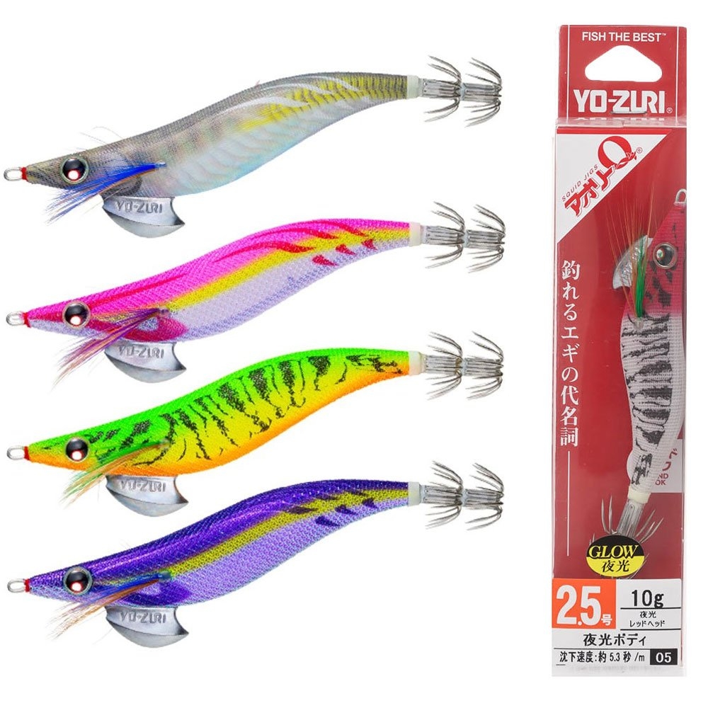 Yo-Zuri Aurie-Q Cloth Squid Jig Size 2.5 10g
