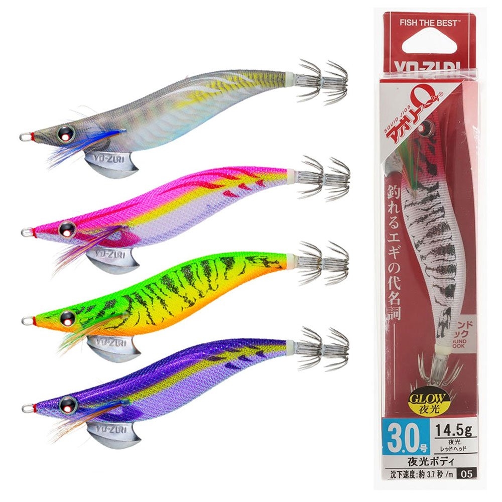 Yo-Zuri Aurie-Q Cloth Squid Jig Size 3.0 14.5g