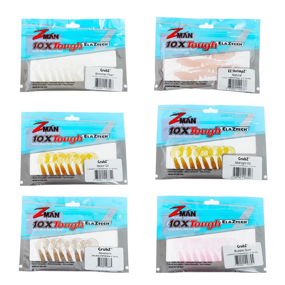 Z-Man GrubZ Micro Soft Bait 2in/5cm Qty 8