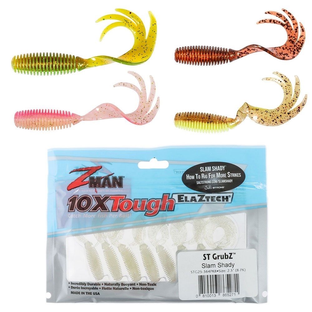 Z-Man ST GrubZ Soft Bait 2.5in / 6.35cm Qty 8