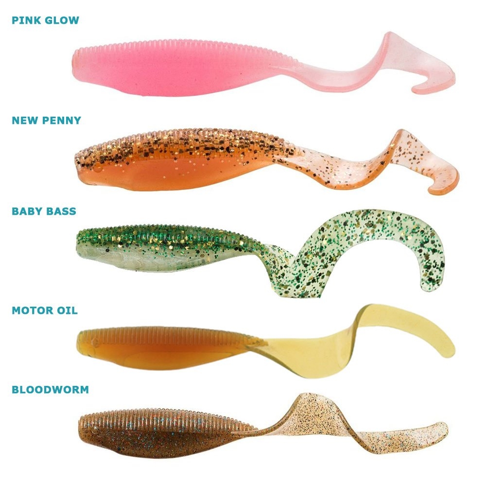 Z-Man StreakZ Curly TailZ Soft Bait 10cm Qty 5