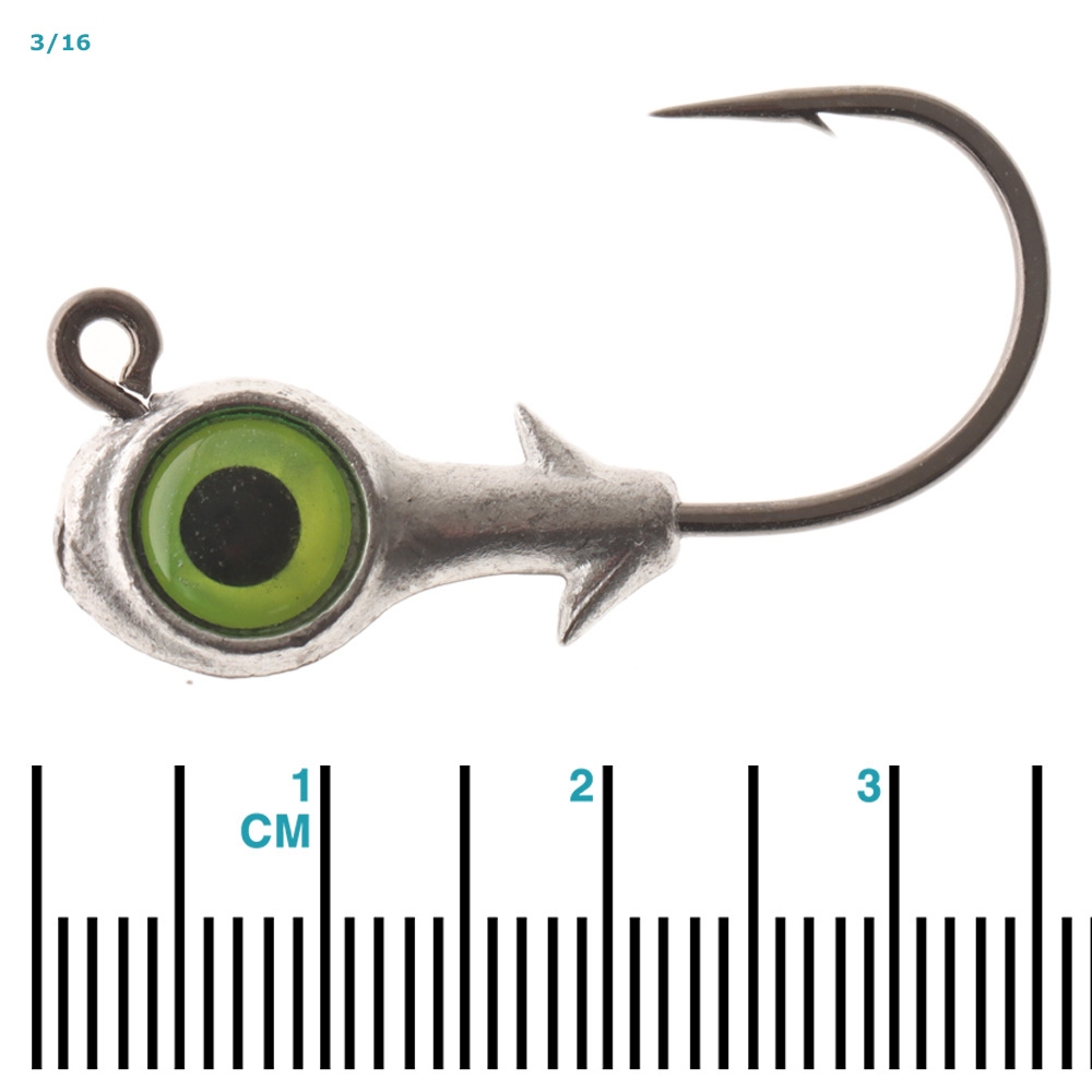 Z-Man Trout Eye Finesse Jig Heads Qty 3
