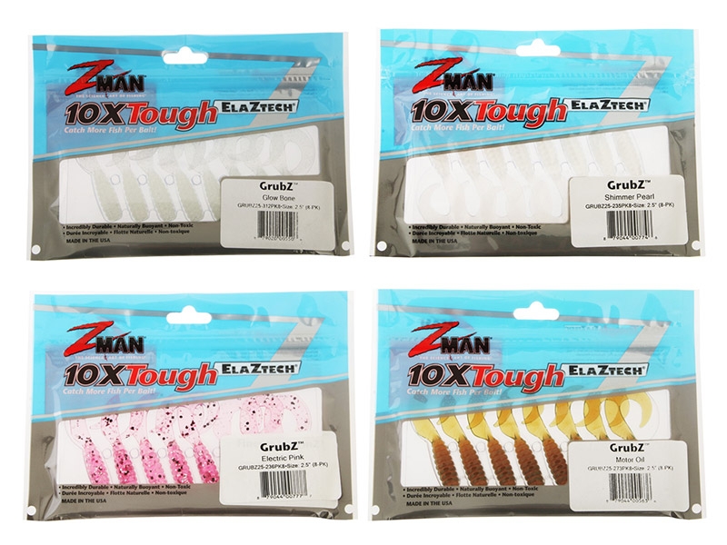 Z-Man GrubZ Micro Soft Bait 2.5in / 6cm Qty 8