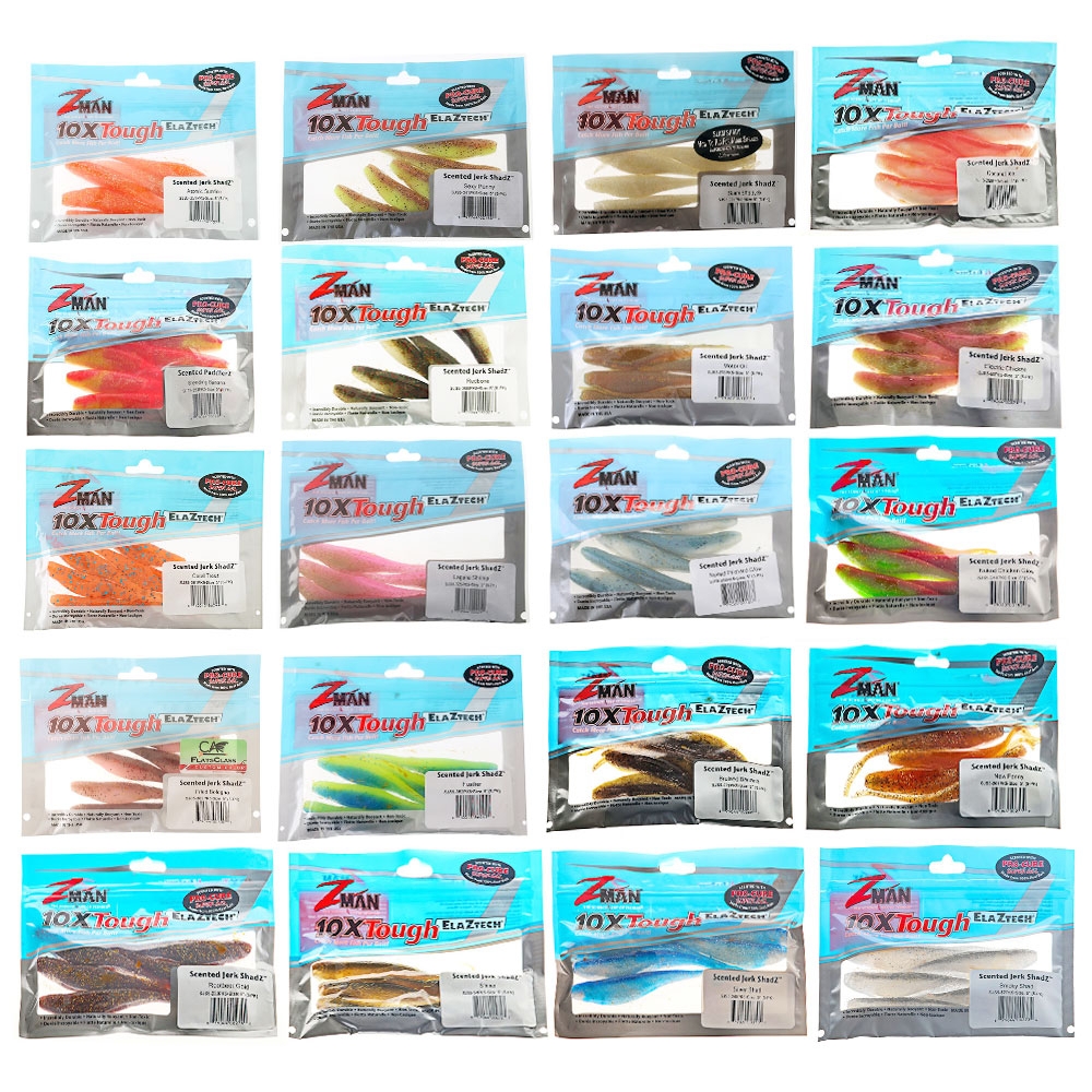 Z-Man Jerk ShadZ Scented Soft Bait 5in / 12.7cm Qty 5
