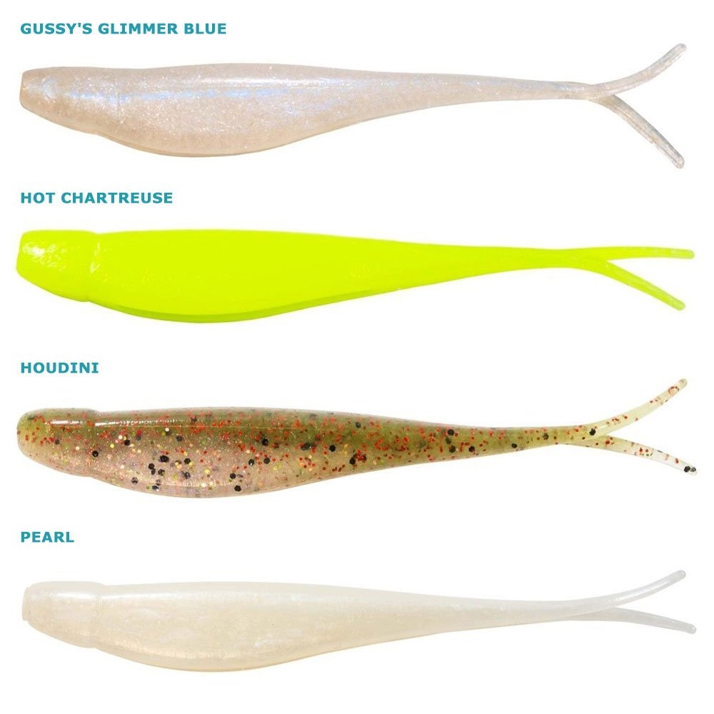 Z-Man Jerk ShadZ Scented Soft Bait 4in/10cm Qty 5