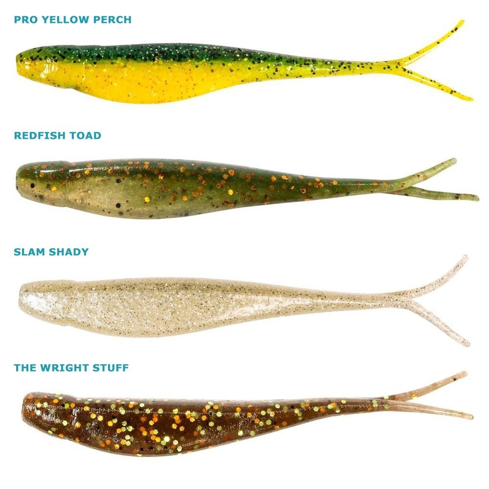 Z-Man Jerk ShadZ Scented Soft Bait 4in/10cm Qty 5