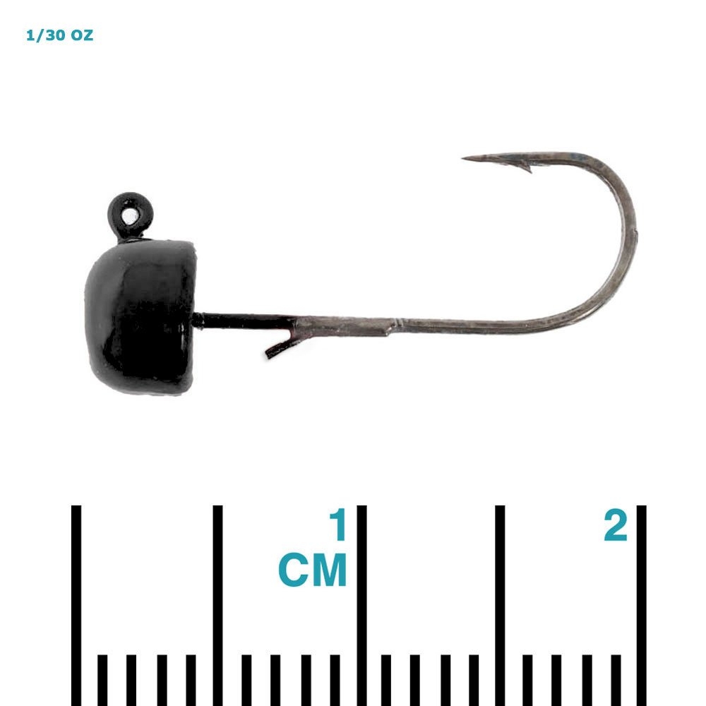 Z-Man Micro Finesse ShroomZ Jig Head Black Qty 5