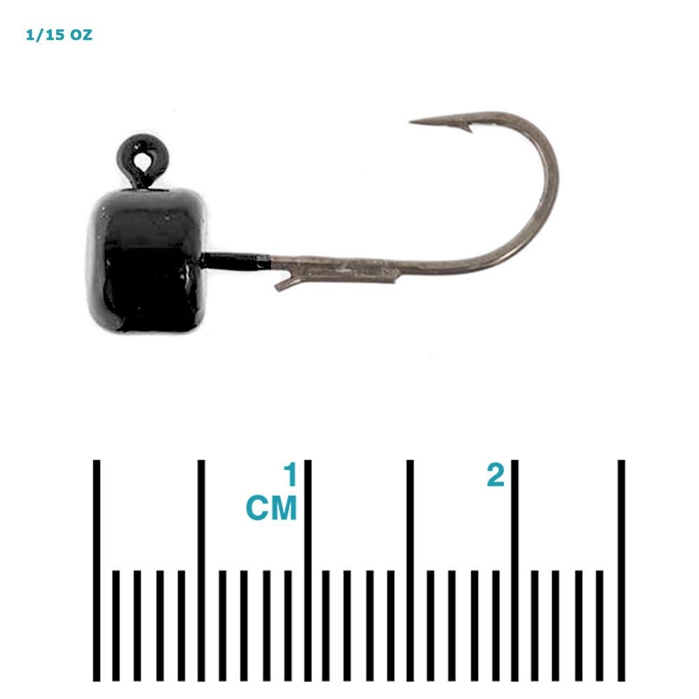 Z-Man Micro Finesse ShroomZ Jig Head Black Qty 5