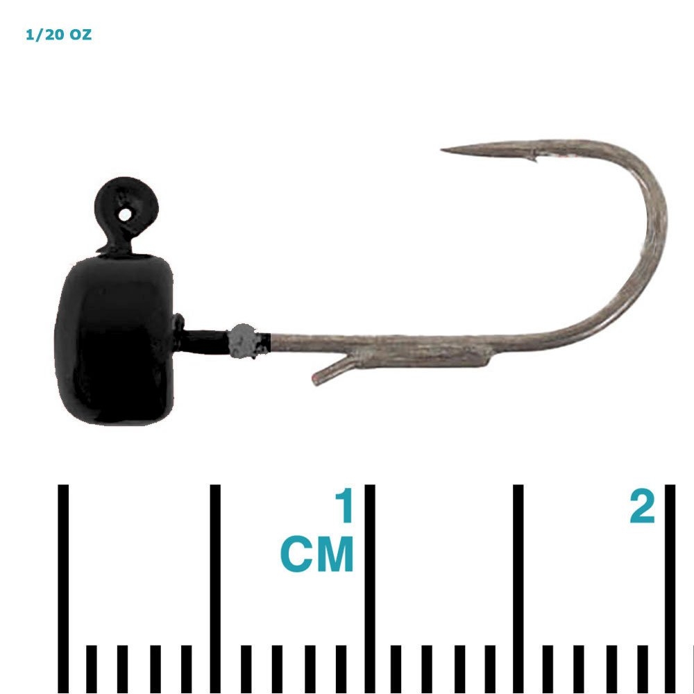 Z-Man Micro Finesse ShroomZ Jig Head Black Qty 5