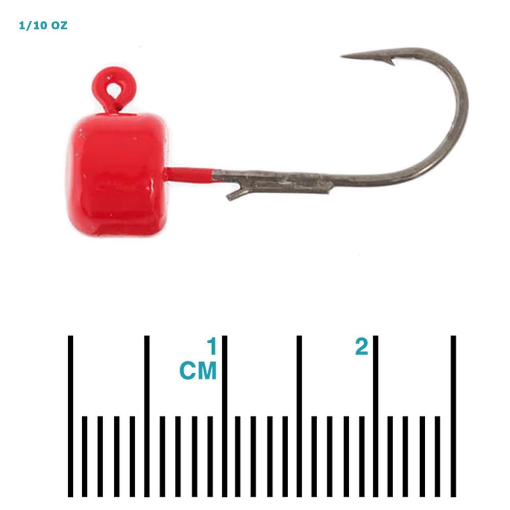 Z-Man Micro Finesse ShroomZ Jig Head Red Qty 5