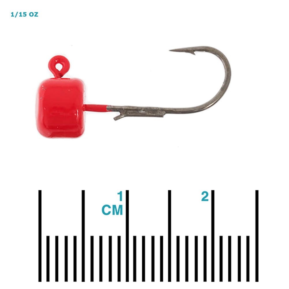 Z-Man Micro Finesse ShroomZ Jig Head Red Qty 5