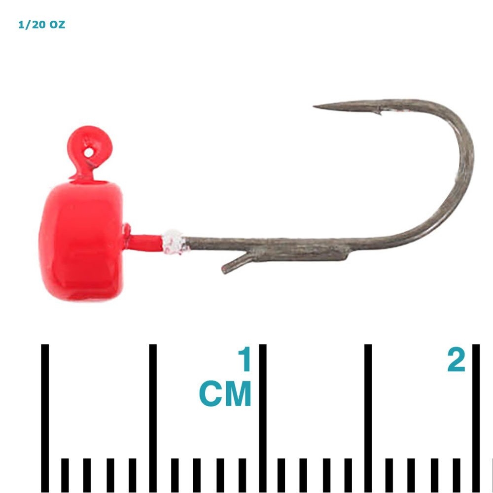 Z-Man Micro Finesse ShroomZ Jig Head Red Qty 5