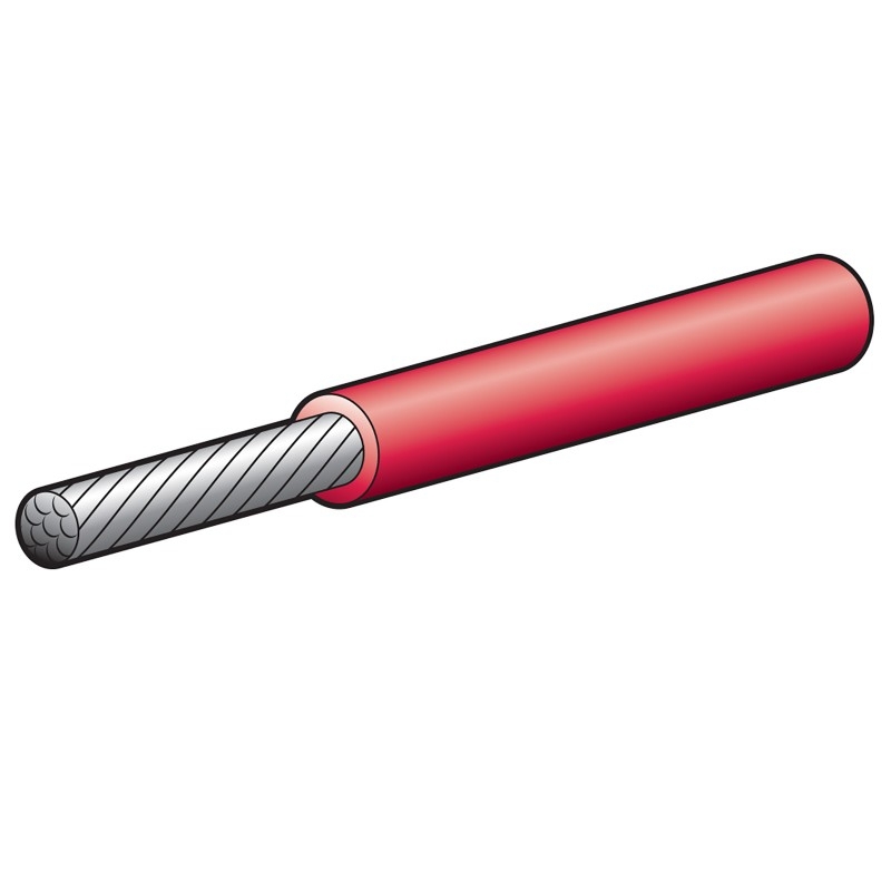 NARVA Red 15A Marine Cable 4mm 30m