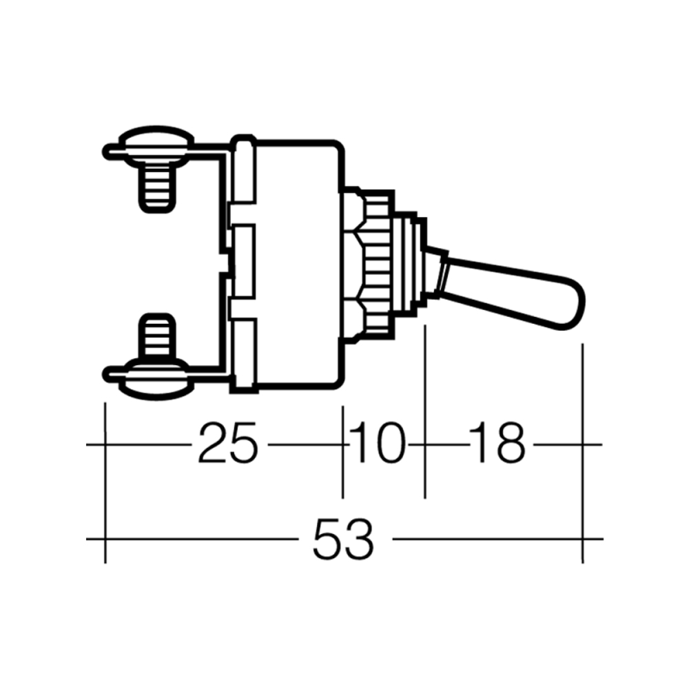 NARVA On/Off Marine Toggle Switch