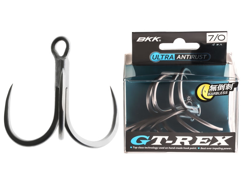 BKK GT Rex Barbless Treble Hook