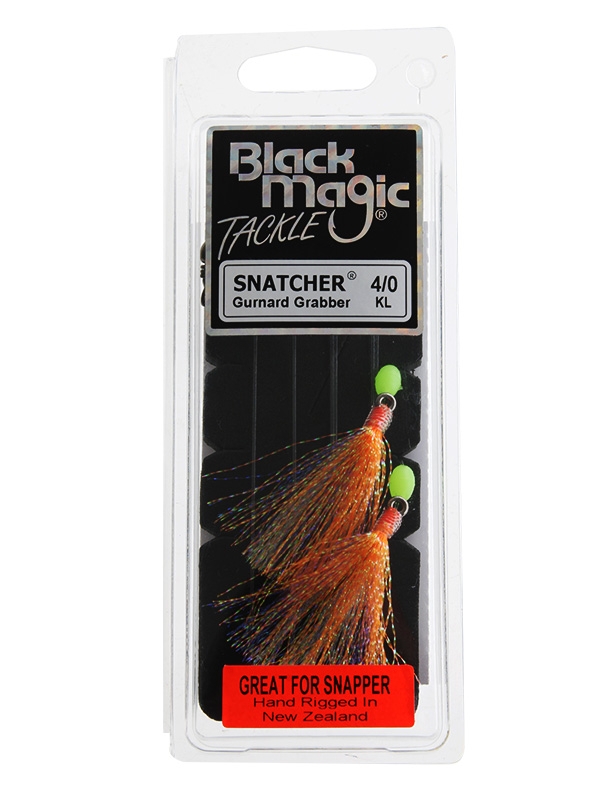 Black Magic Snatcher Gurnard Grabber Flasher Rig 4/0