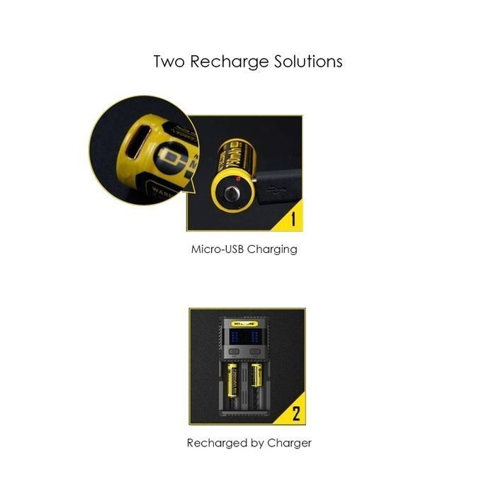 NITECORE 14500 Li-ion Rechargeable Battery 3.7V 750mAh