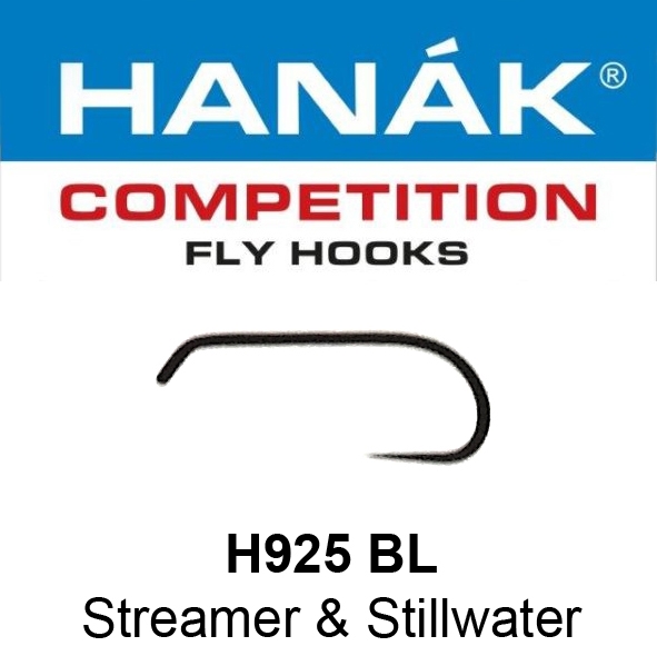 HANAK Competition H925BL Barbless Hooks #12 Qty 25