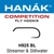 HANAK Competition H925BL Barbless Hooks #2 Qty 25