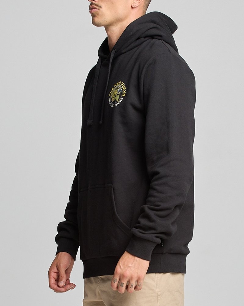 The Mad Hueys Hook Line and Drinker Pullover Fleece Hoodie