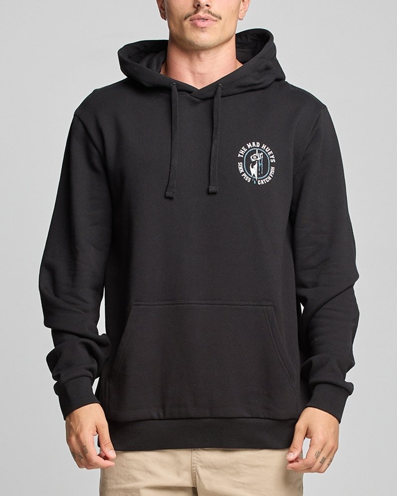 The Mad Hueys Skewered Shark Pullover Fleece Hoodie