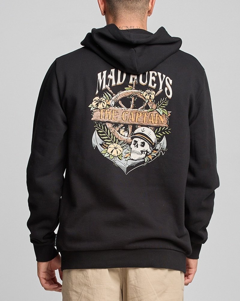 The Mad Hueys Shipwrecked Captain Pullover Fleece Hoodie