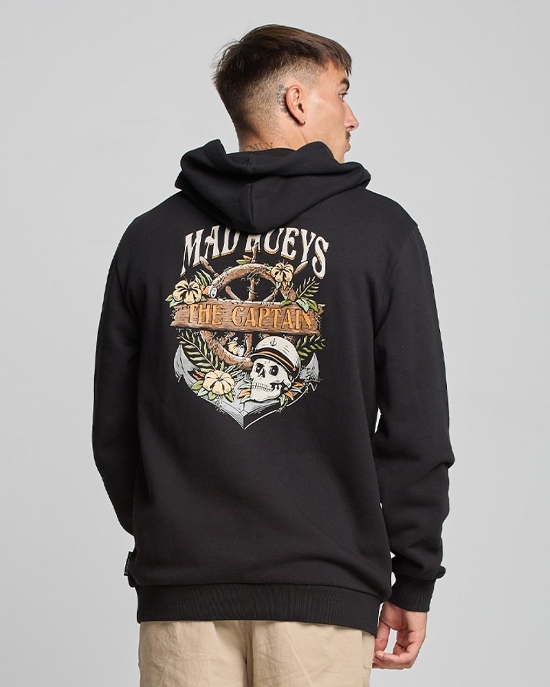 The Mad Hueys Shipwrecked Captain Pullover Fleece Hoodie
