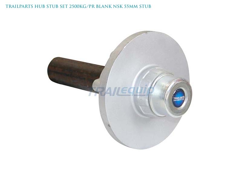 Trailparts Hub Stub Set 2500kg/pr Blank NSK 55mm Stub