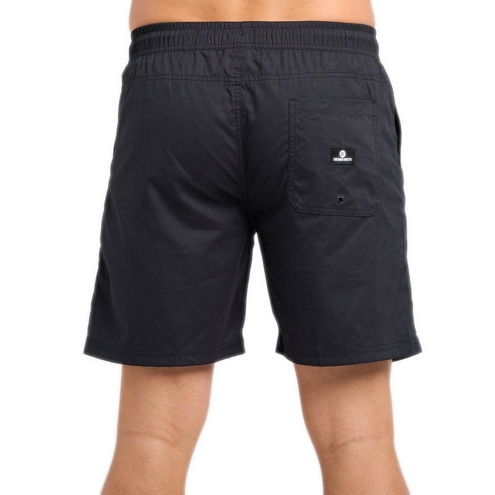 The Mad Hueys Skull Anchor 18in Mens Volley Shorts Charcoal
