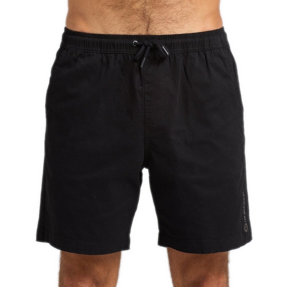 The Mad Hueys Stranded Mens Chino Shorts Black
