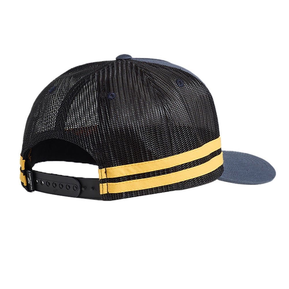 The Mad Hueys Caught Fk All Twill Trucker Cap Navy
