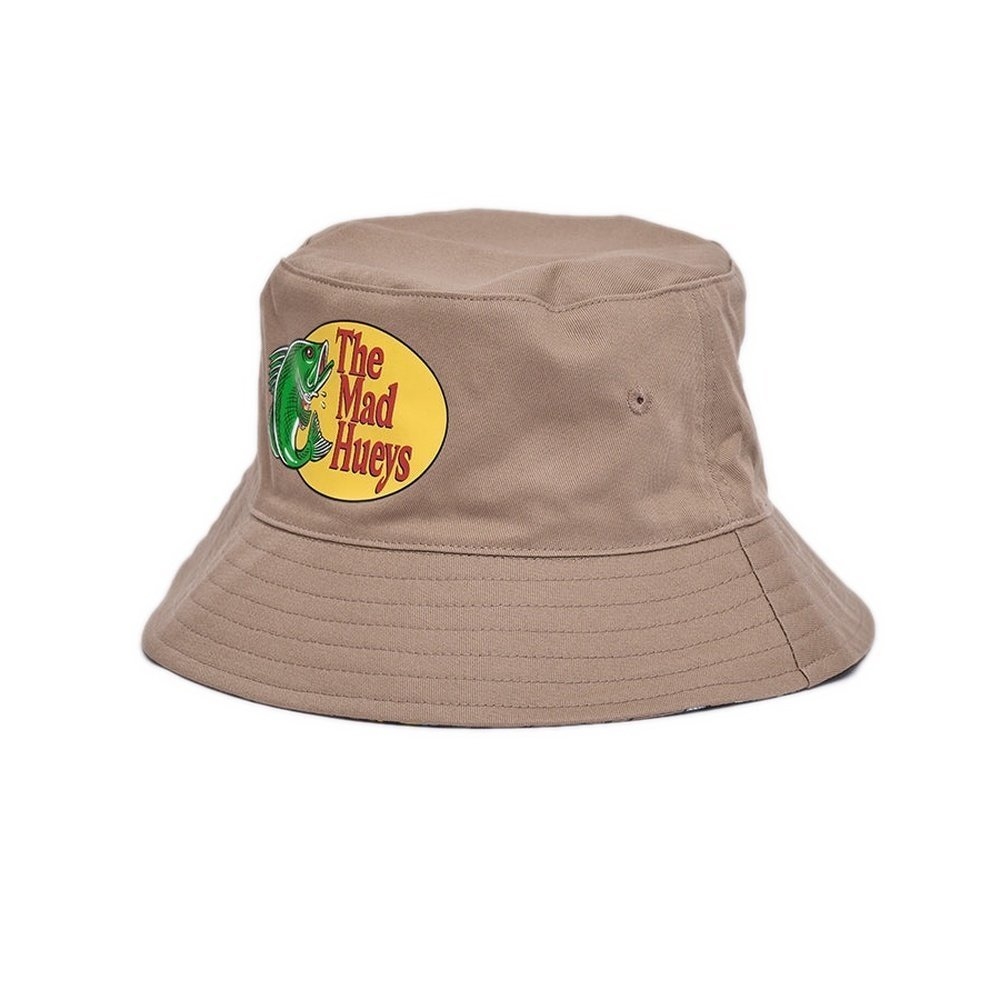 The Mad Hueys Pro Hueys Reversible Bucket Hat Taupe
